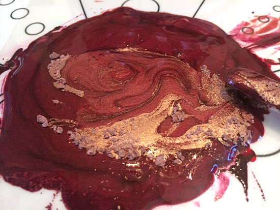 Mixing colors - J Robin Cosmetics