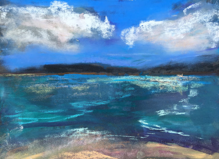 Deep Blue Winter Sea