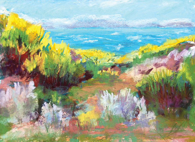 Wild Radish on the Coast