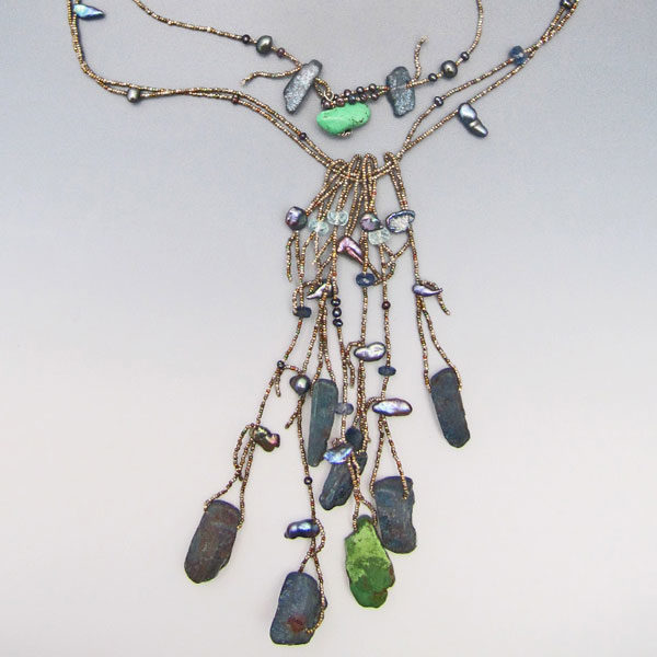 Long Necklace with Tassles